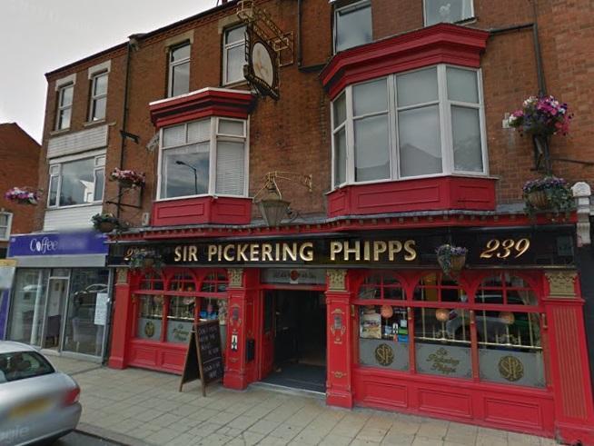 Sir Pickering Phipps will be opening at 8am with the bar and kitchen available and table reservations were available on Wednesday, they may be sold out now! Photo: Google