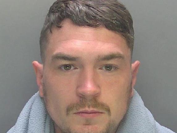 Jason Turner, 30, of no foxed abode, stole a woman's cash and jewellery before crashing her car. He was recalled to prison.