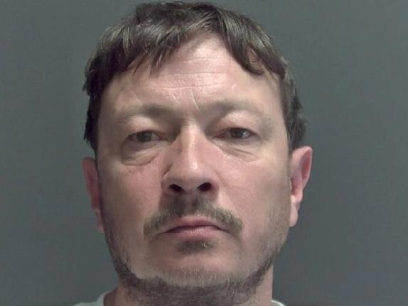 Liam George (46), of Kooreman Avenue, Wisbech, injured his wife and 17-year-old daughter with a piece of glass. He was jailed for 19 months.