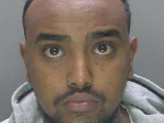 Abdi Hassan, 23, of Chelsea Manor Street, London, was jailed for three years and four months when he was found with crack cocaine and heroin hidden in his bottom.