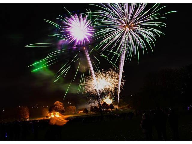 Wicksteed Park is the perfect place for fireworks because the slope of the park gives everyone an amazing view