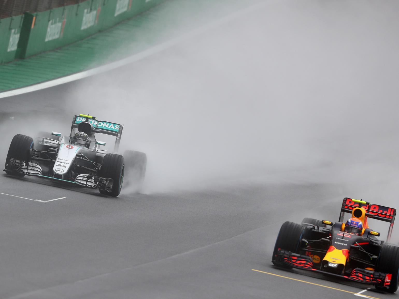 It could be his best race yet. Rain at Interlagos played into his hands as a tore through the field, remarkably kept his car out of the wall after a half spin and claimed third spot.