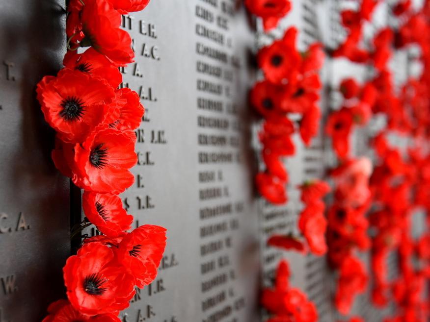 "In Flanders fields the poppies blow, between the crosses, row on row". Picture: Shutterstock