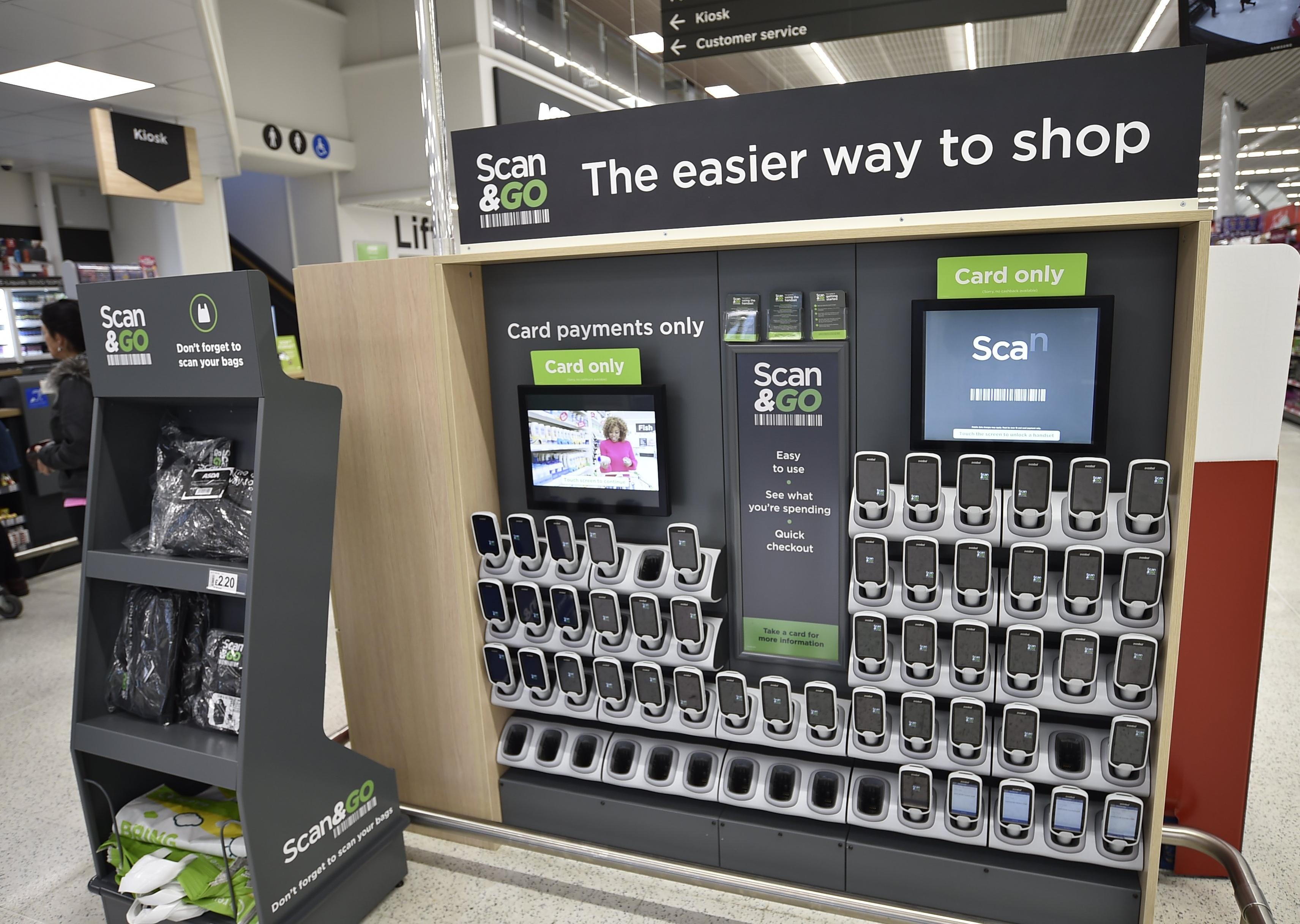 Customers can scan items as they shop to save time at the checkout