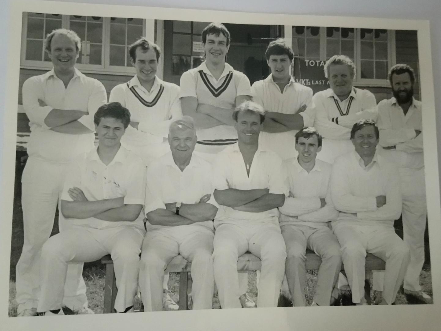 From 1985 and containing Ian Lowe (back row, third from the right) and Brian Wallington (back row, far right). I know this because I found their severed heads in another folder with captions on. I stuck them back on with Sellotape. Who needs Photoshop?