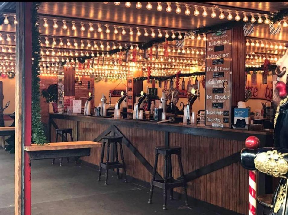 Take a break from the Christmas rush in the market's cosy bar. Picture: Portsmouth Christmas Market