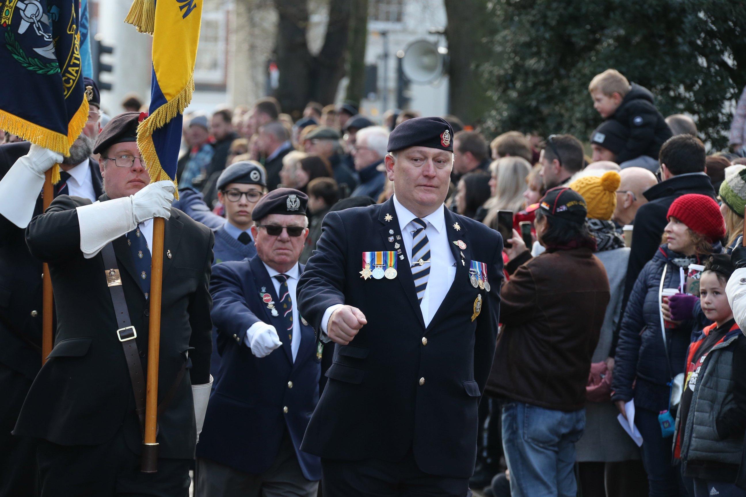 Remembrance Sunday in Worthing