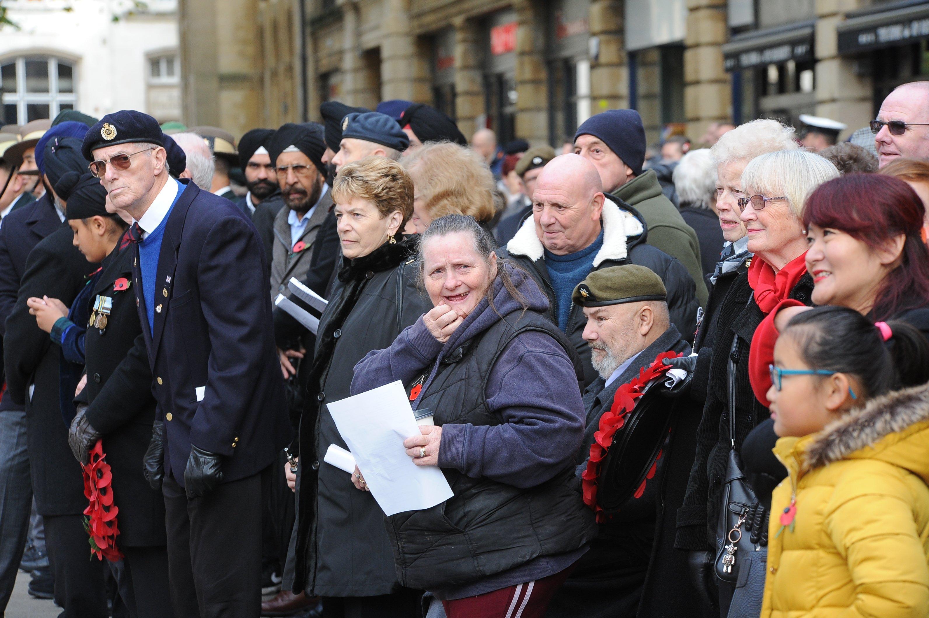 Remembrance Sunday in Peterborough City Centre. EMN-191011-212709009