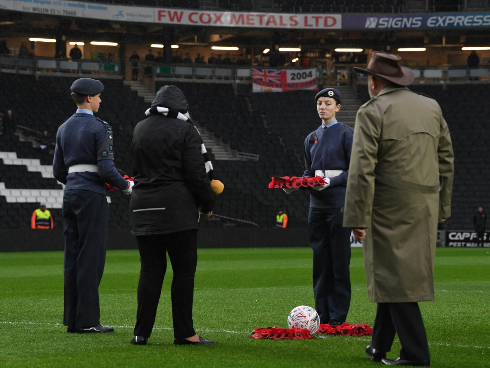 Remembrance at Stadium MK