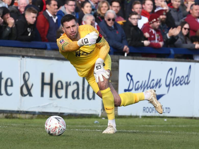 His return to the Cobblers net was as routine as they come, asked only to make simple stops on just his second appearance for the club. Solid handling and kept his wits about him... 7