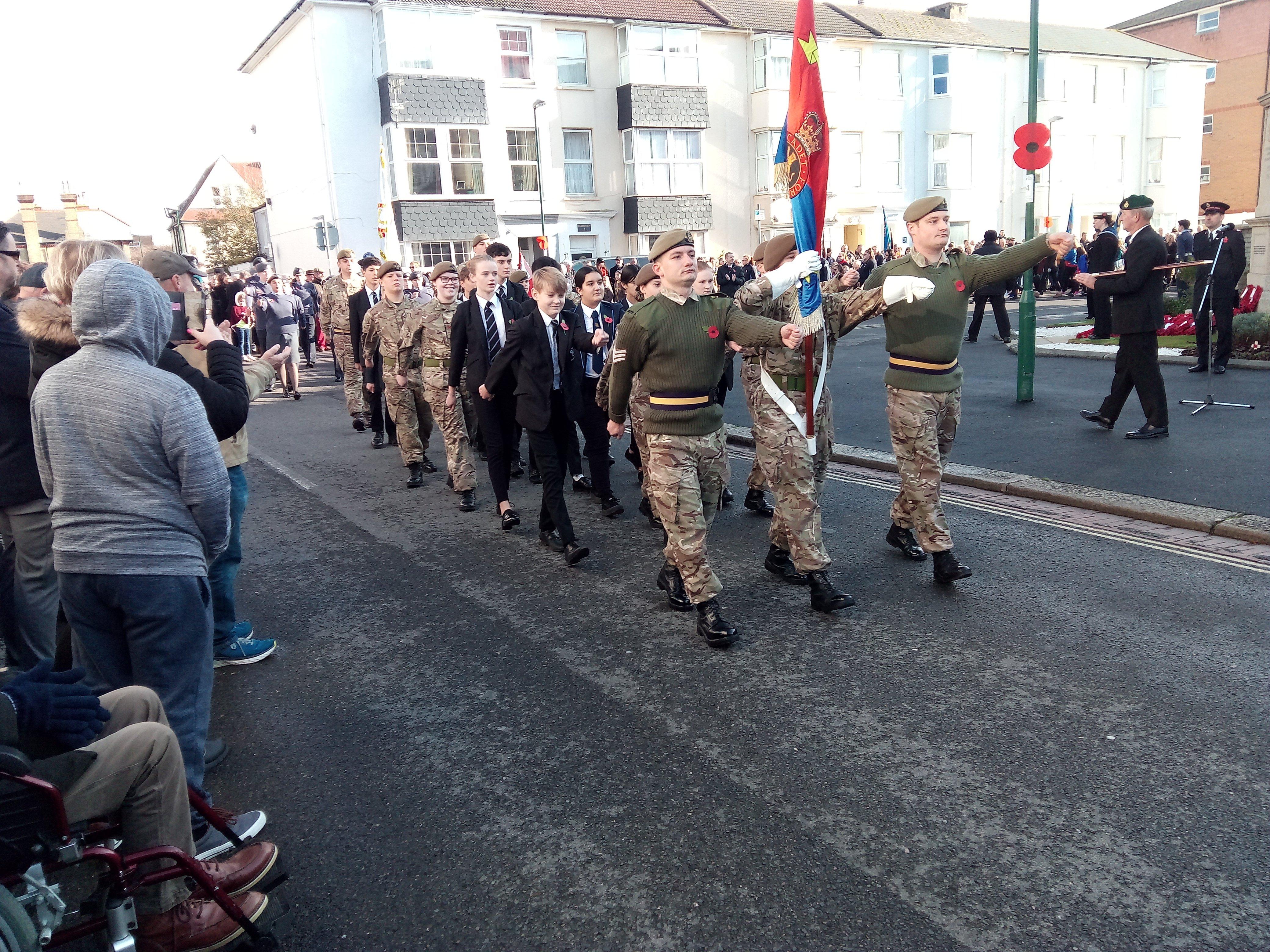 17 Bognor Regis detachment on parade