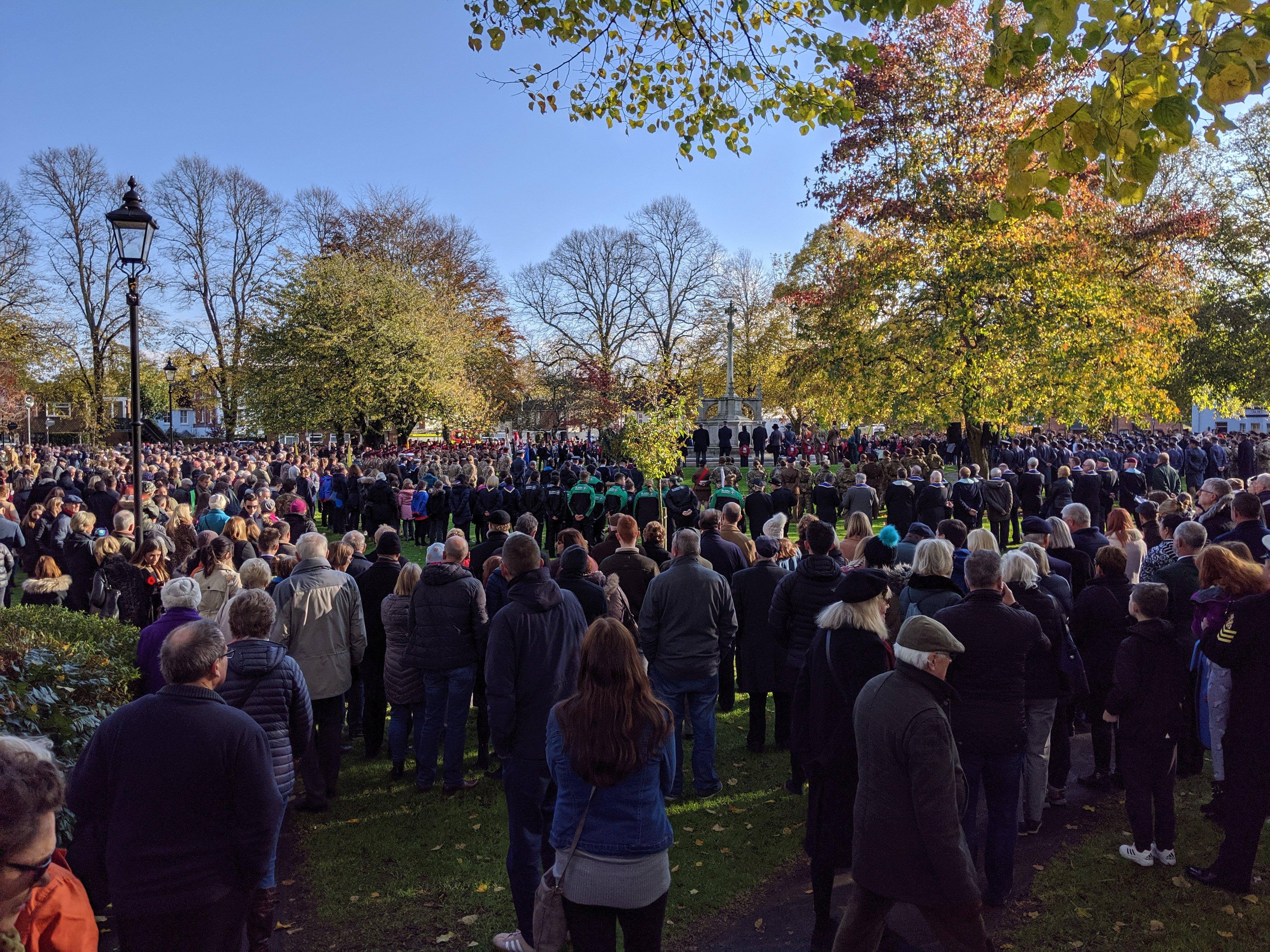 Crowds at Litten Gardens