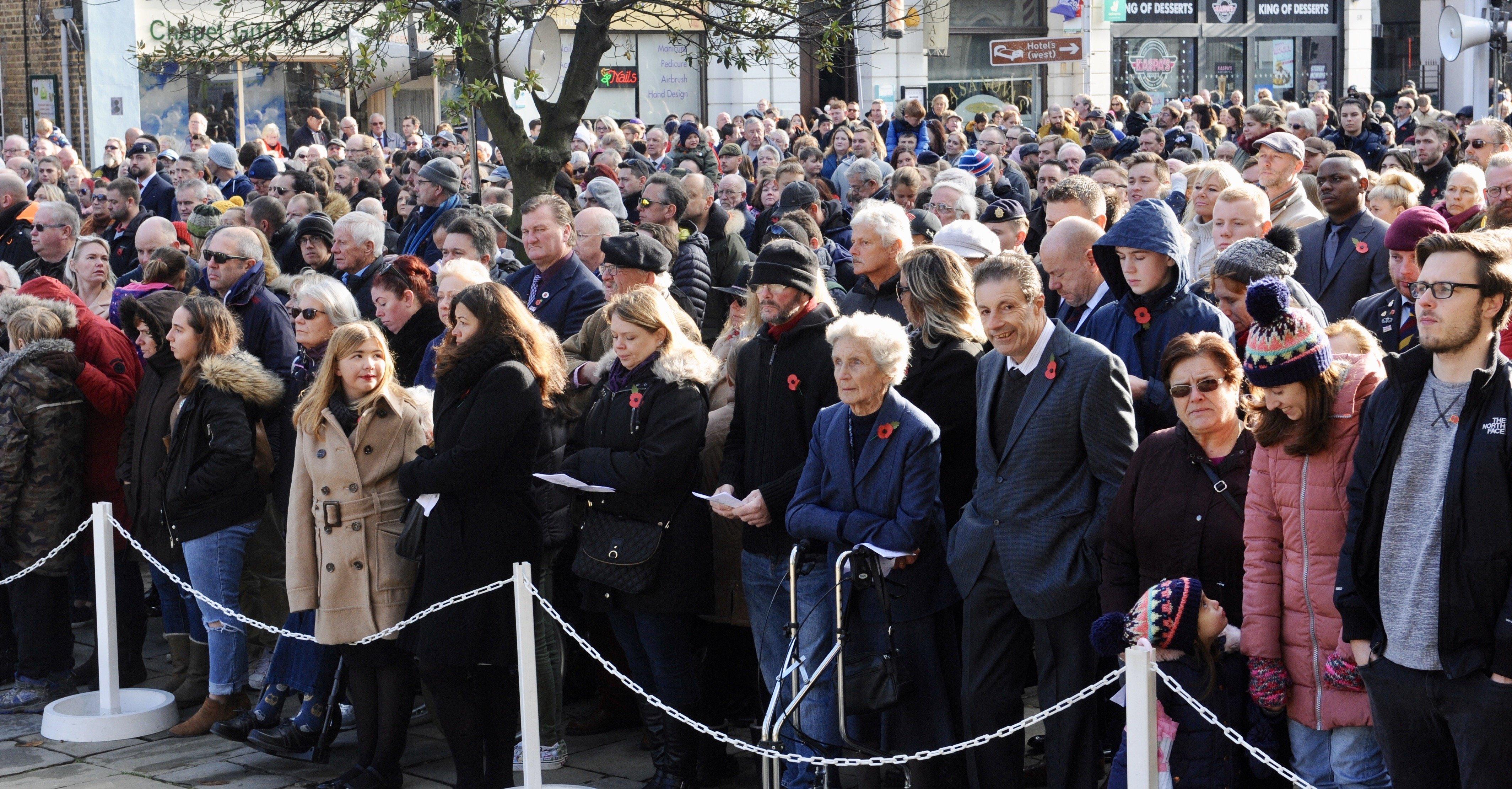 Remembrance Sunday in Worthing, 2019. Picture by Stephen Goodger