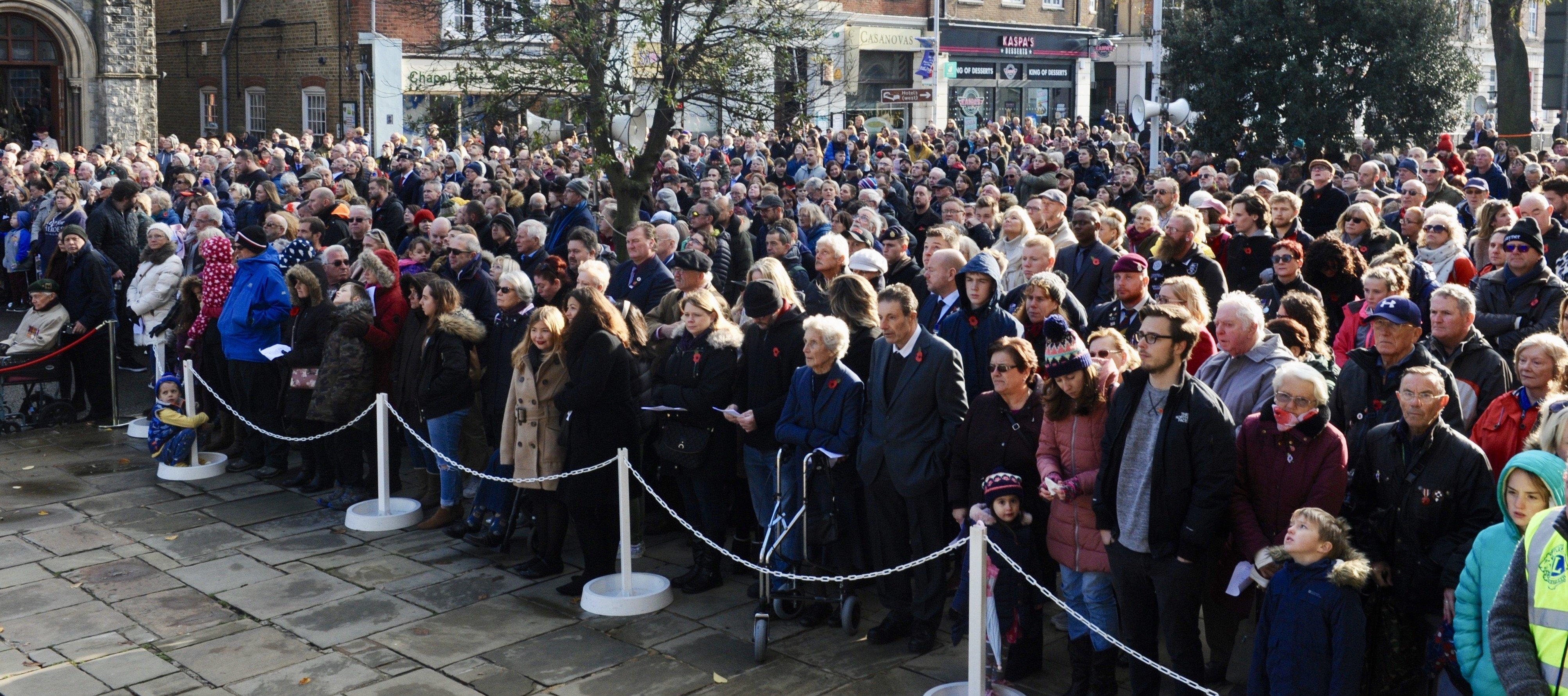 Remembrance Sunday in Worthing, 2019. Picture by Stephen Goodger