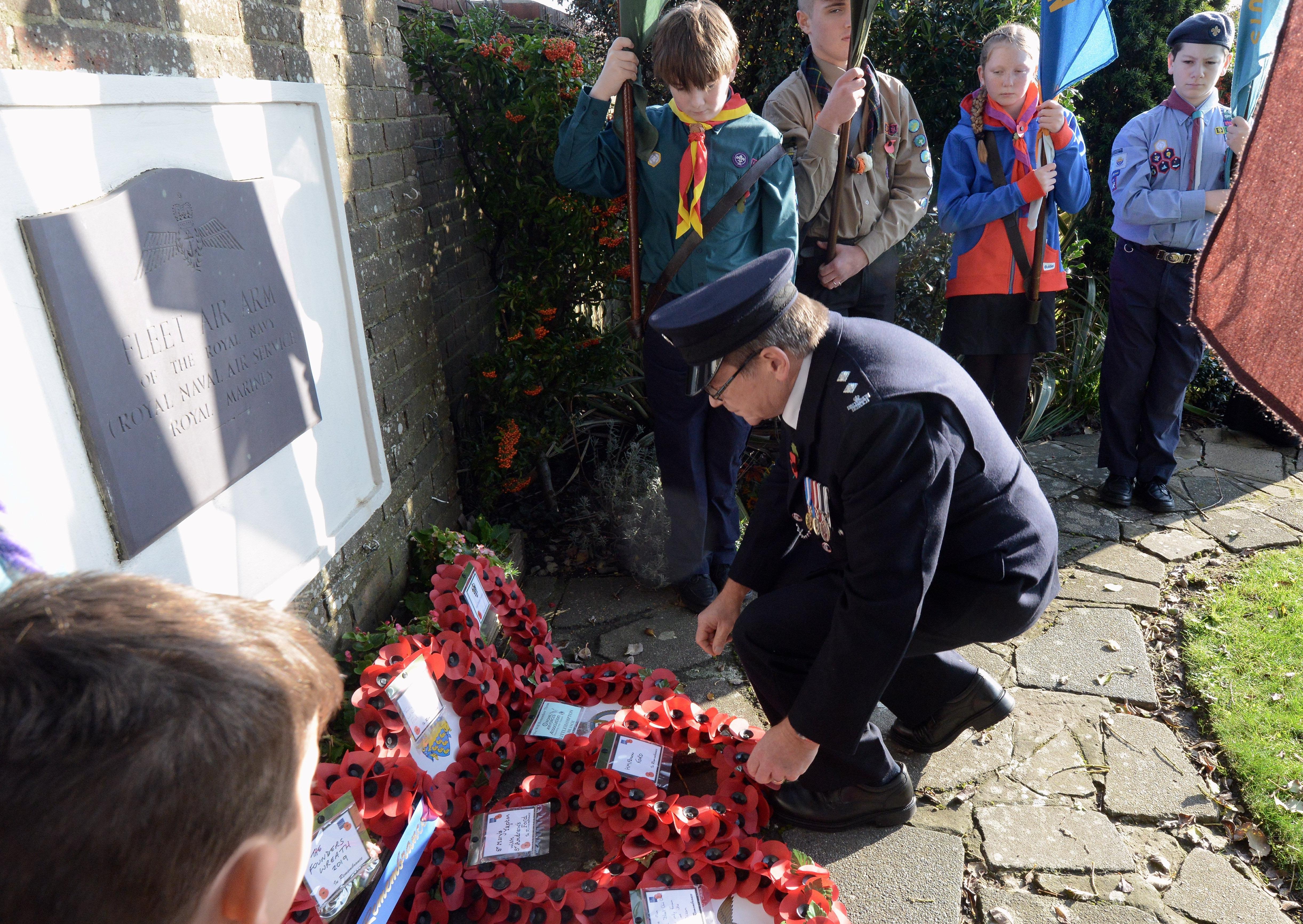 Remembrance Sunday in Ford