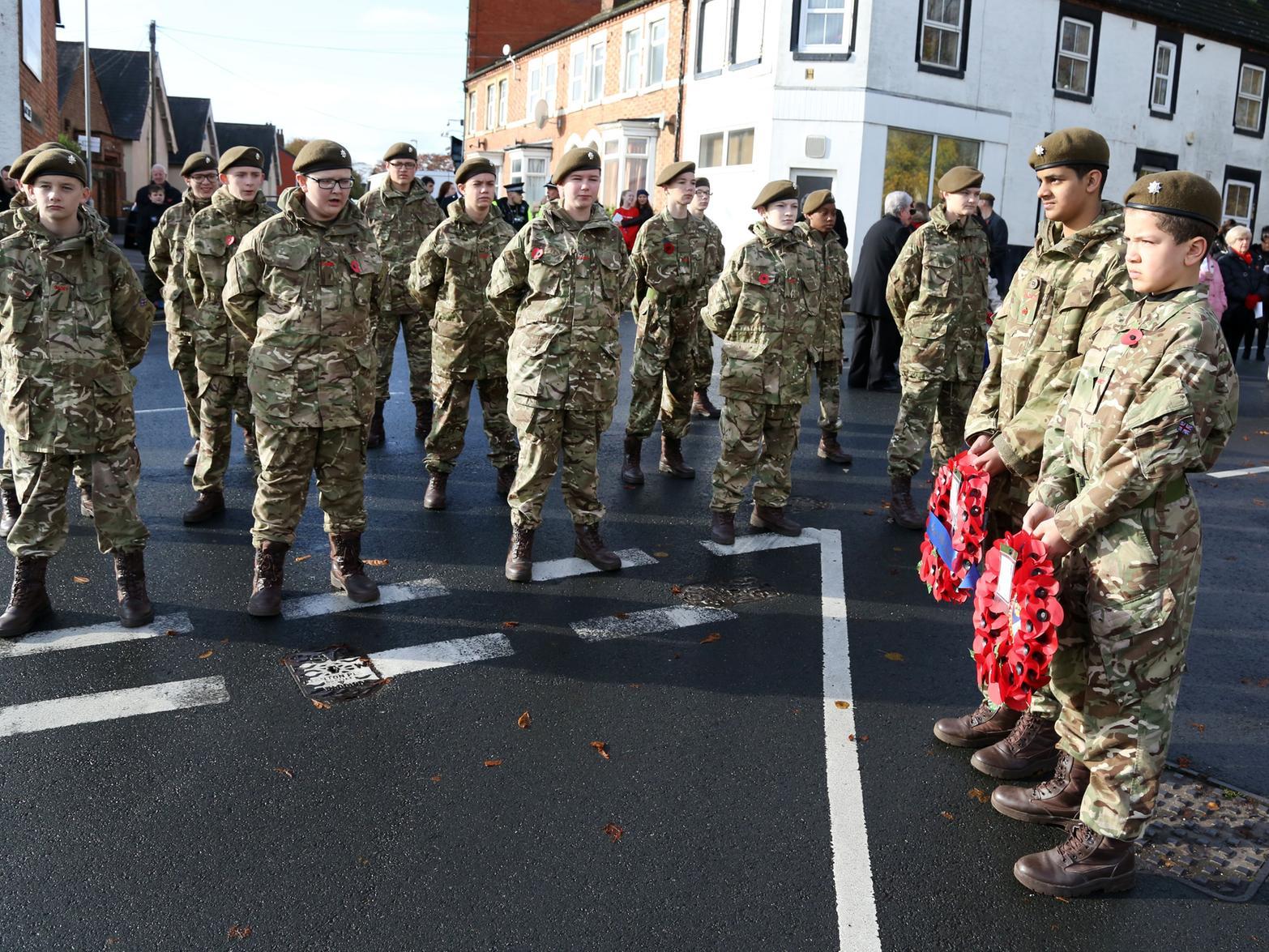 Sir Christopher Hatton Academy's  newly formed Combined Cadet Force