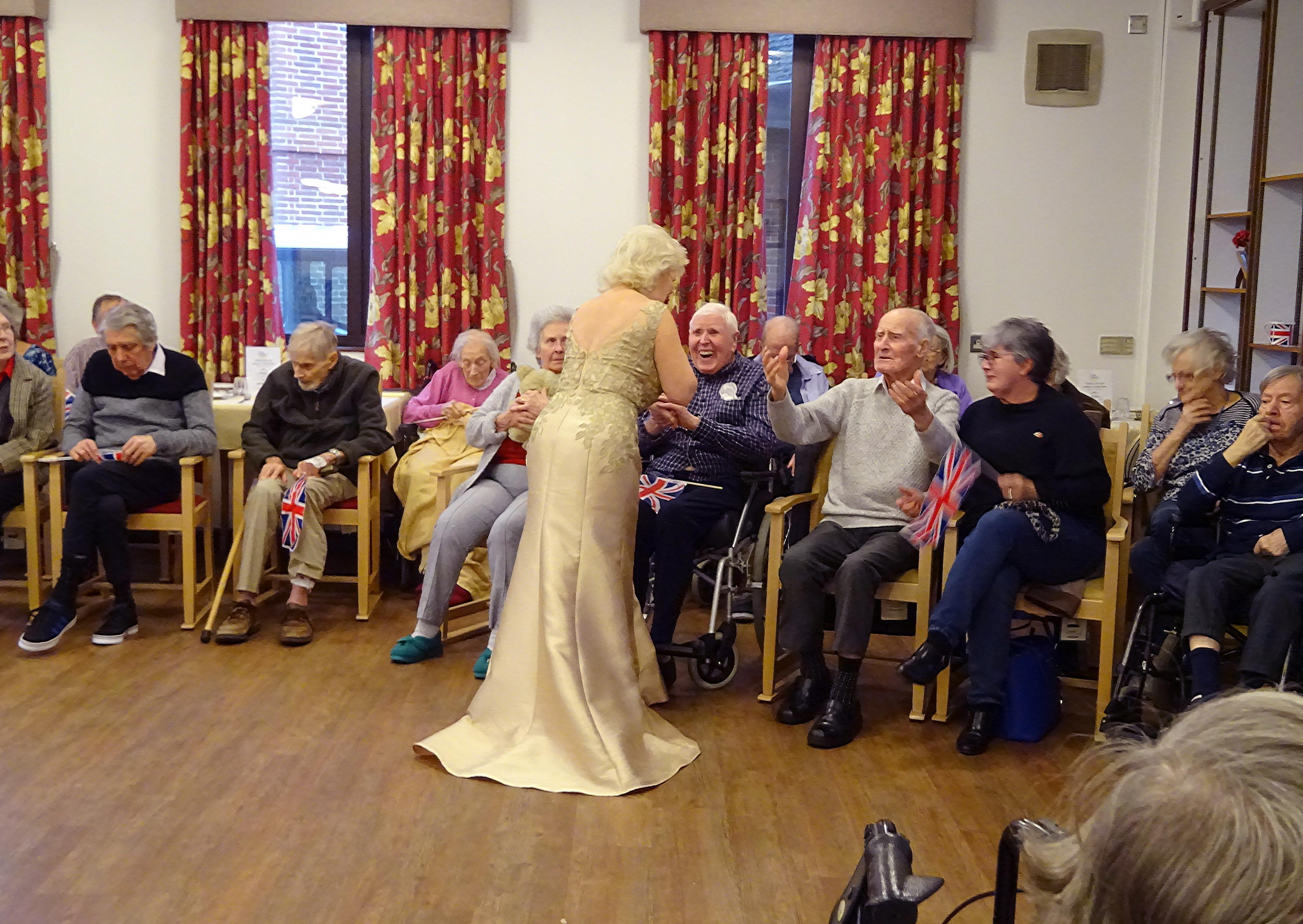 Remembrance Sunday event at Sussexdown care home in Storrington.