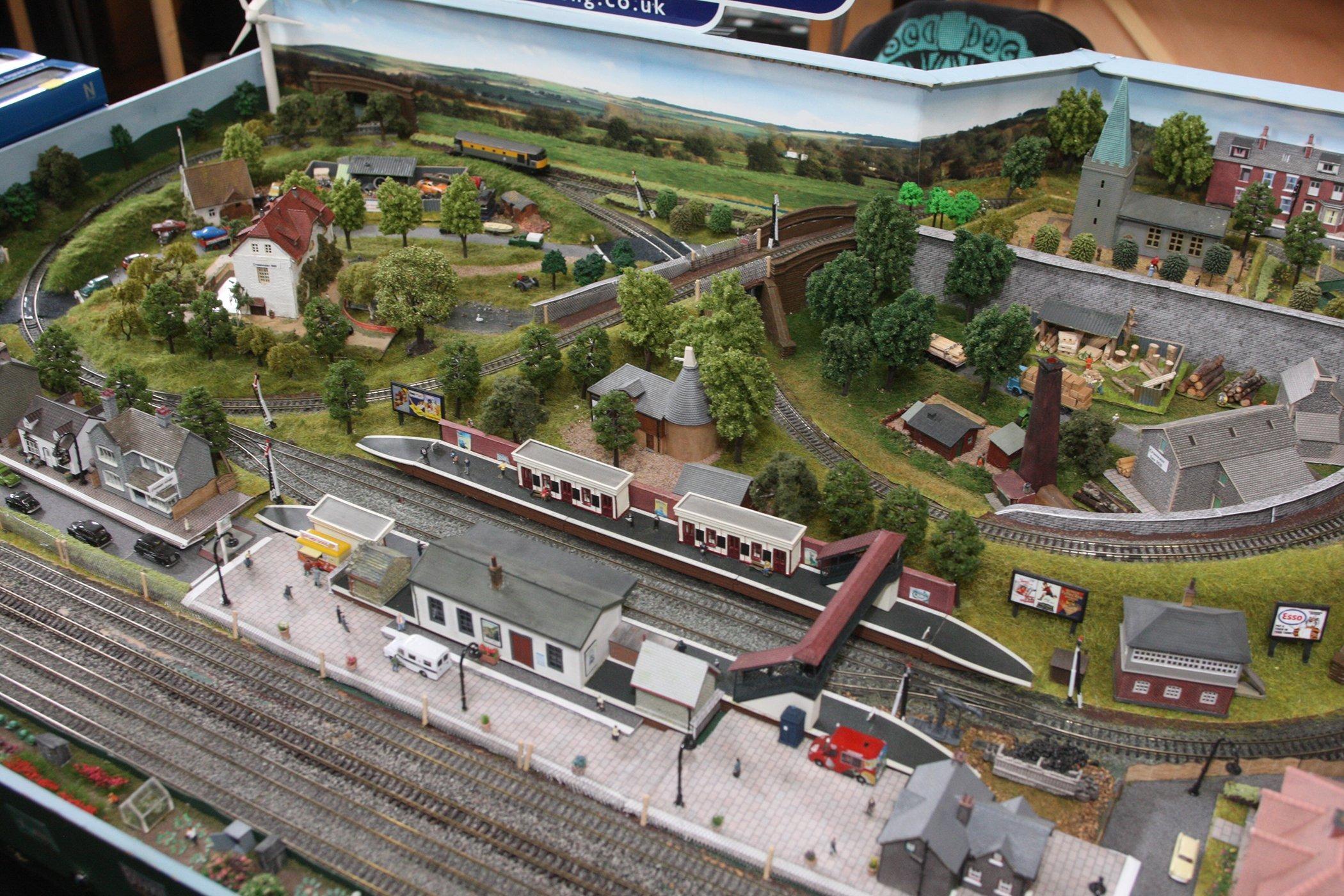 West Sussex N Gauge Model Railway Club builds its biggest layout yet. Photo by Derek Martin DM19111014a