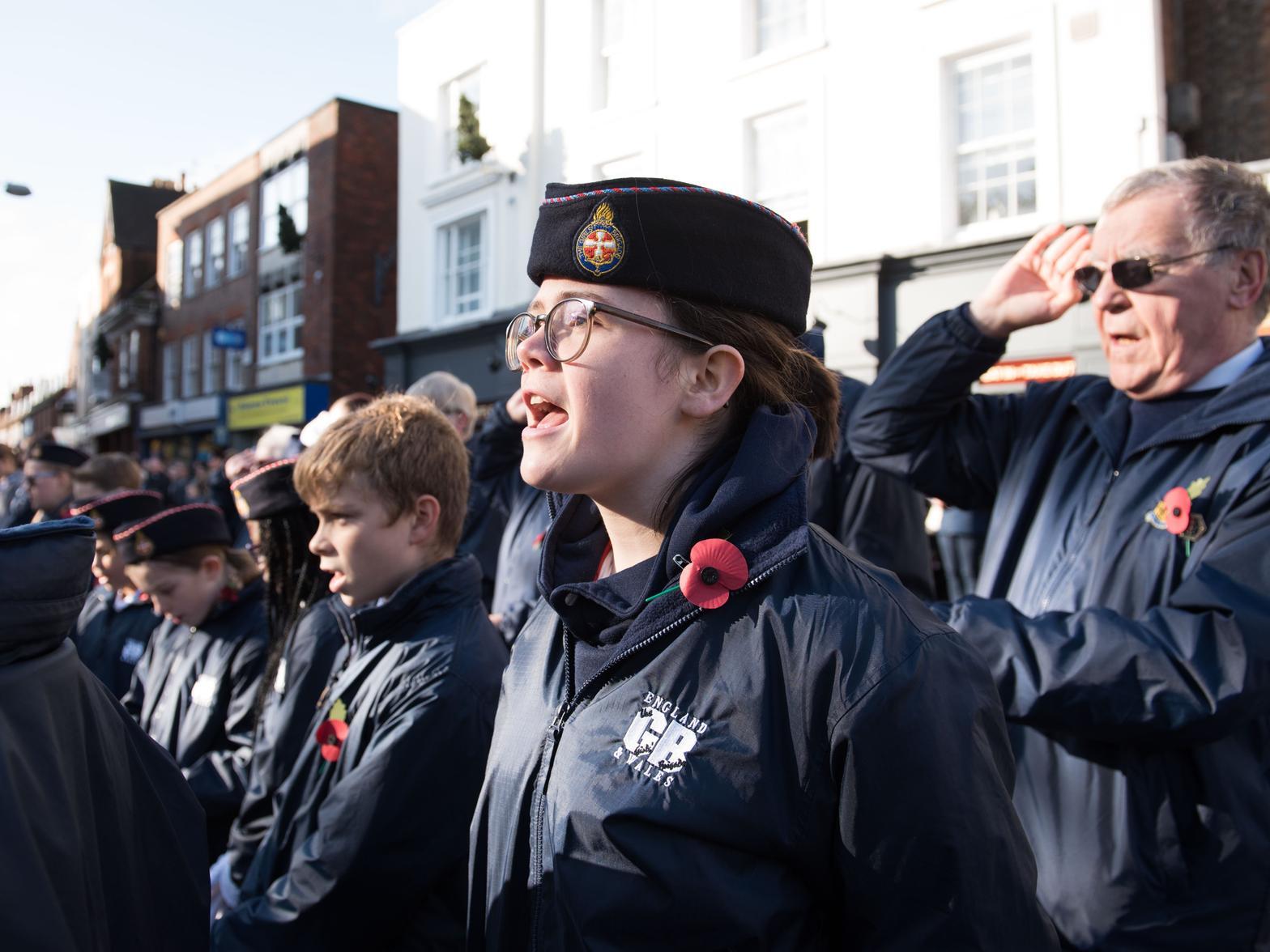 Aylesbury fell silent at 11am on Sunday, to remember those who have given their lives in conflicts around the world.