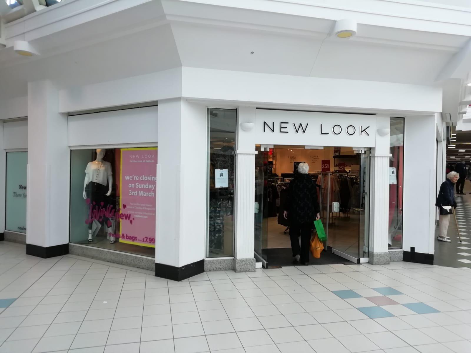 New Look Horsham closed earlier this year
