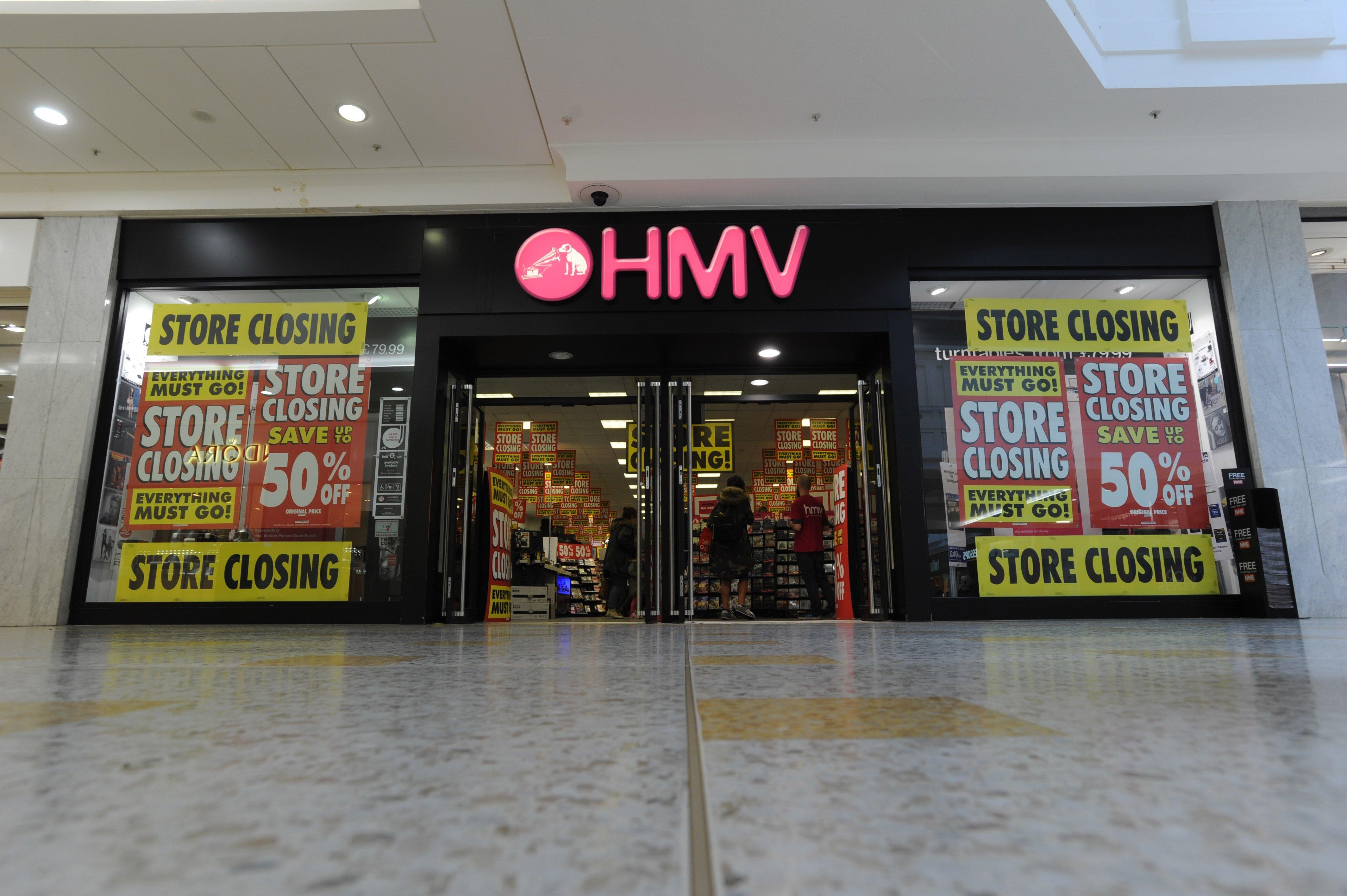 HMV closed in the old Arndale Centre in 2017 (Photo by Jon Rigby)