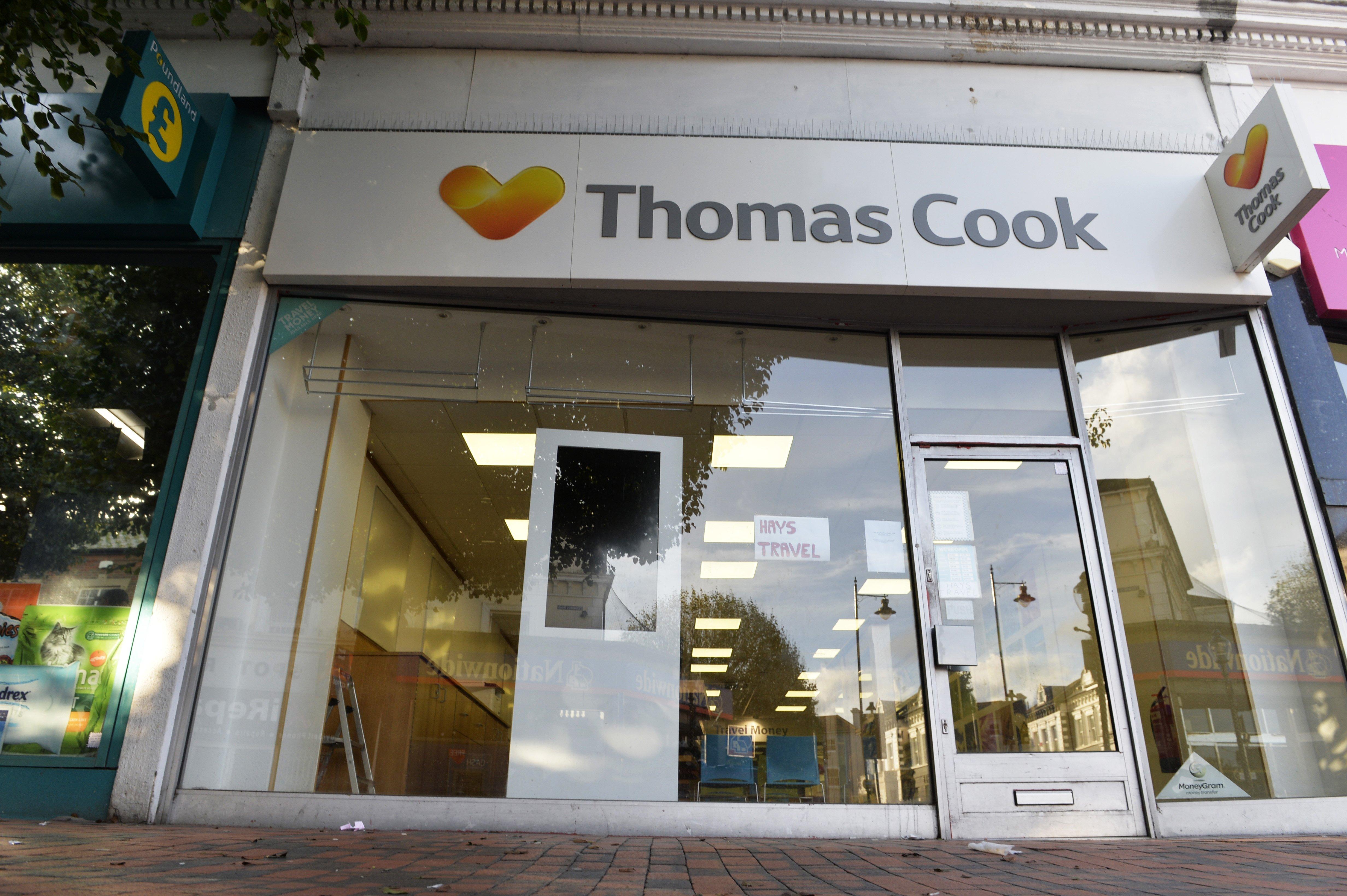Thomas Cook in Terminus Road is now Hays Travel after the company went under earlier this year (Photo by Jon Rigby)