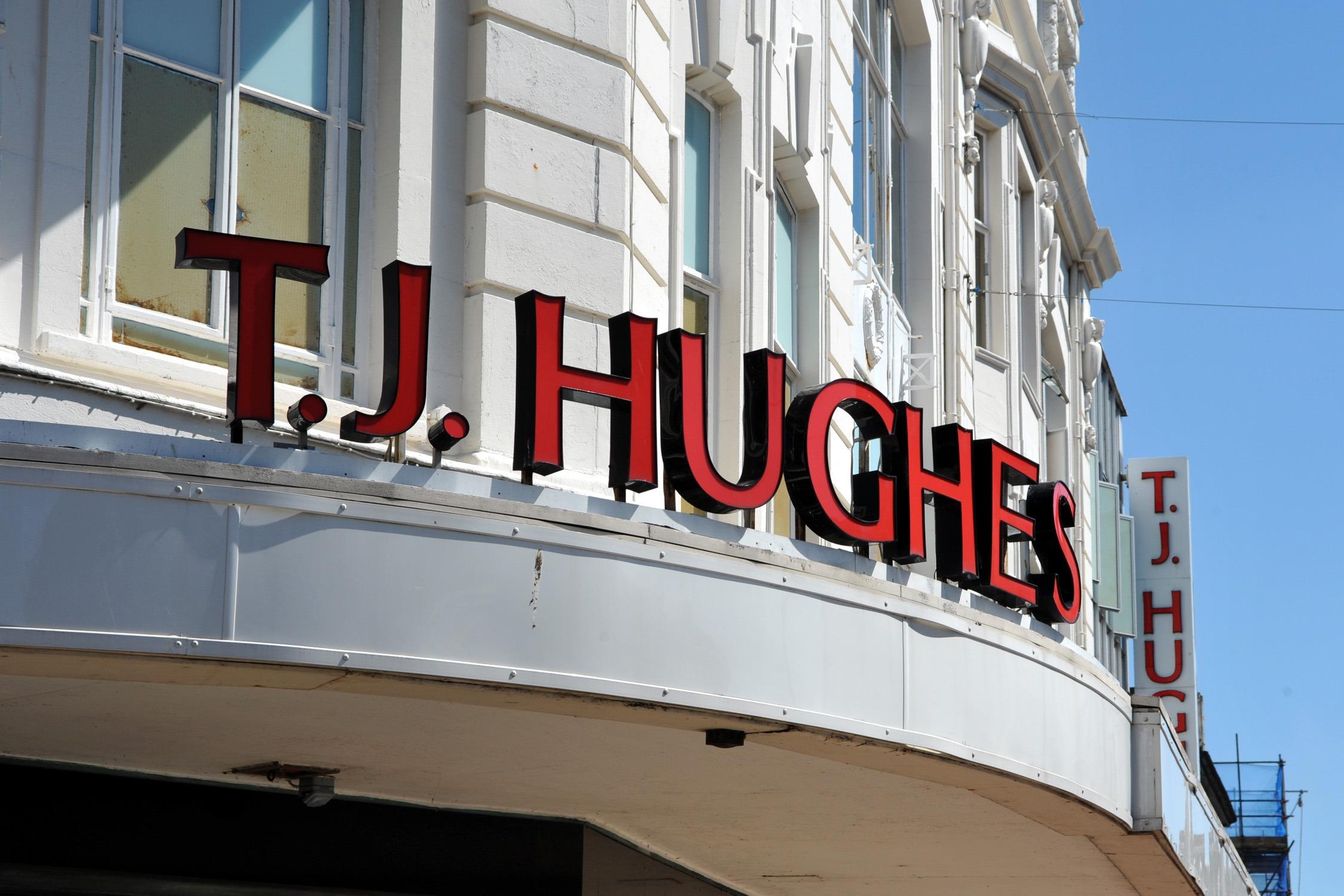 TJ Hughes in Terminus Road closed in May this year