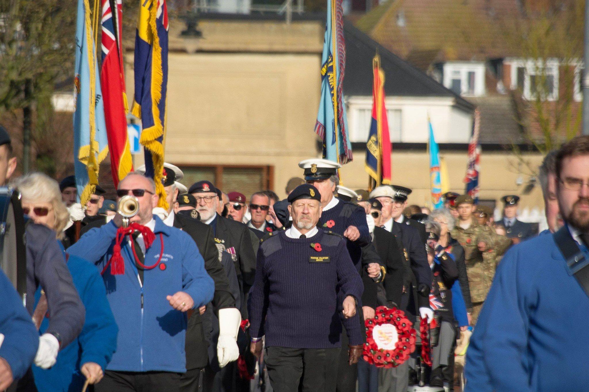 Bexhill Remembrance Service 2019. Photo by Jeff Penfold