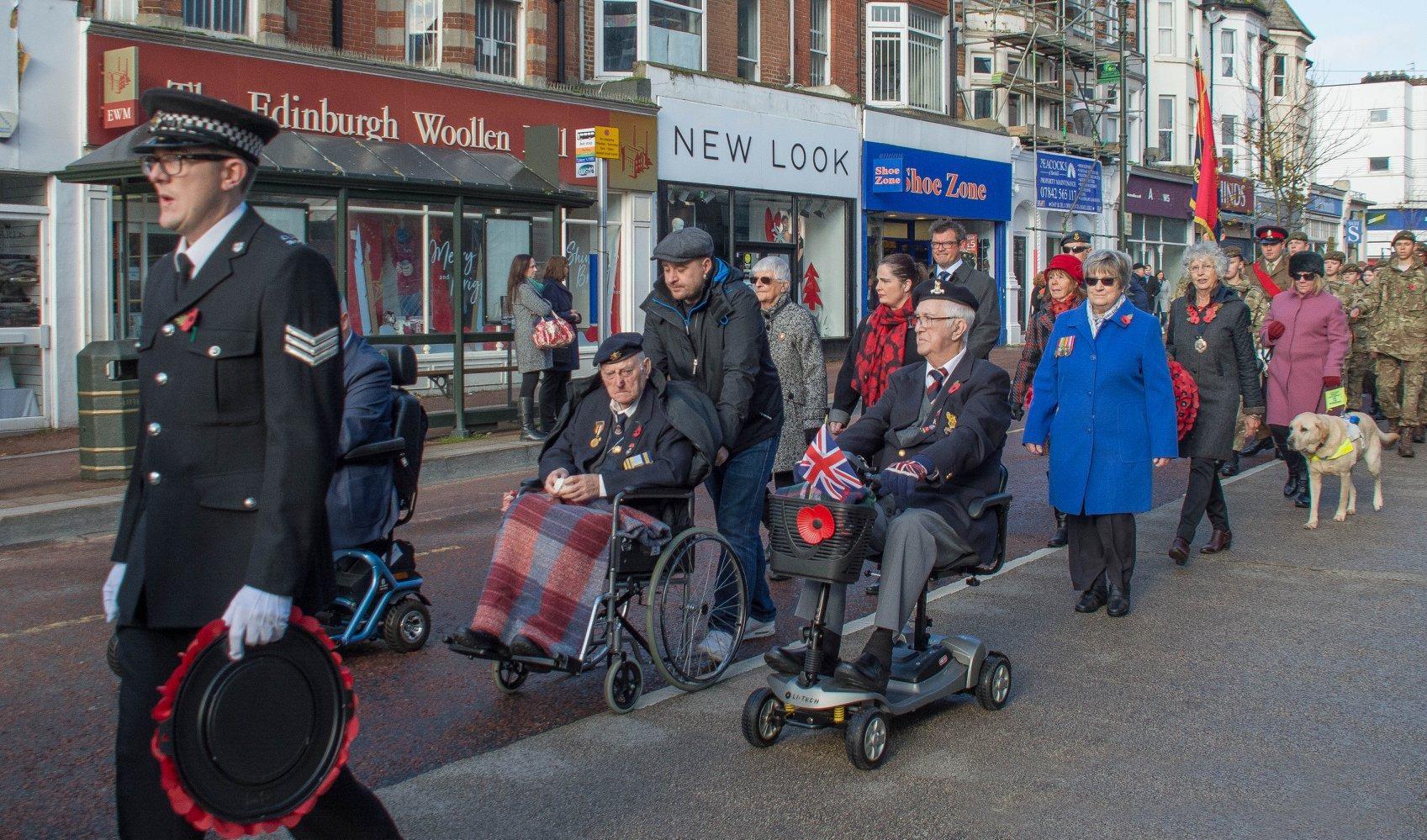 Bexhill Remembrance Service 2019. Photo by Jeff Penfold