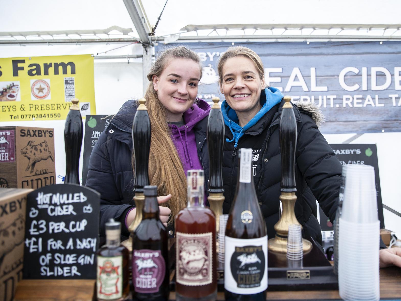 food fair favourites Saxby's Cider made an appearance to keep the sloe gin and cider flowing...