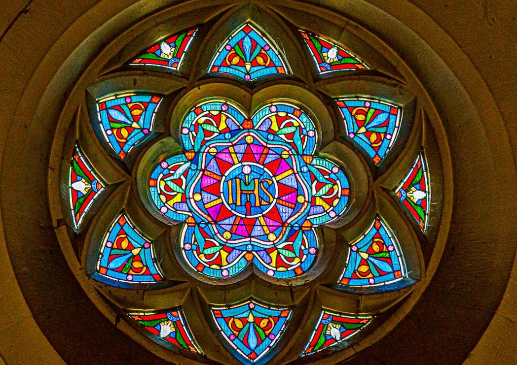 St Mary the Virgin round window - Kevin Harwood