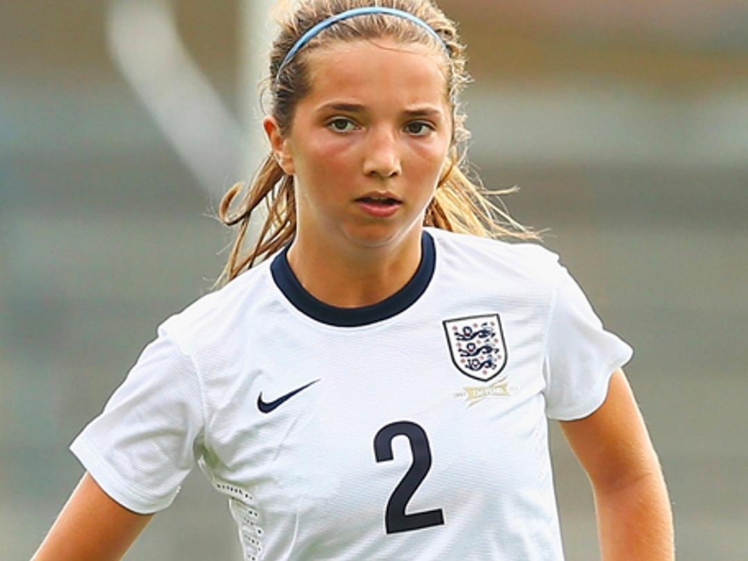 Alice was a 16 year-old student at Sir Henry Floyd school when she was called up for the England squad