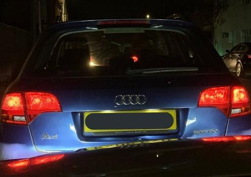 Driver reported for no insurance and car seized
