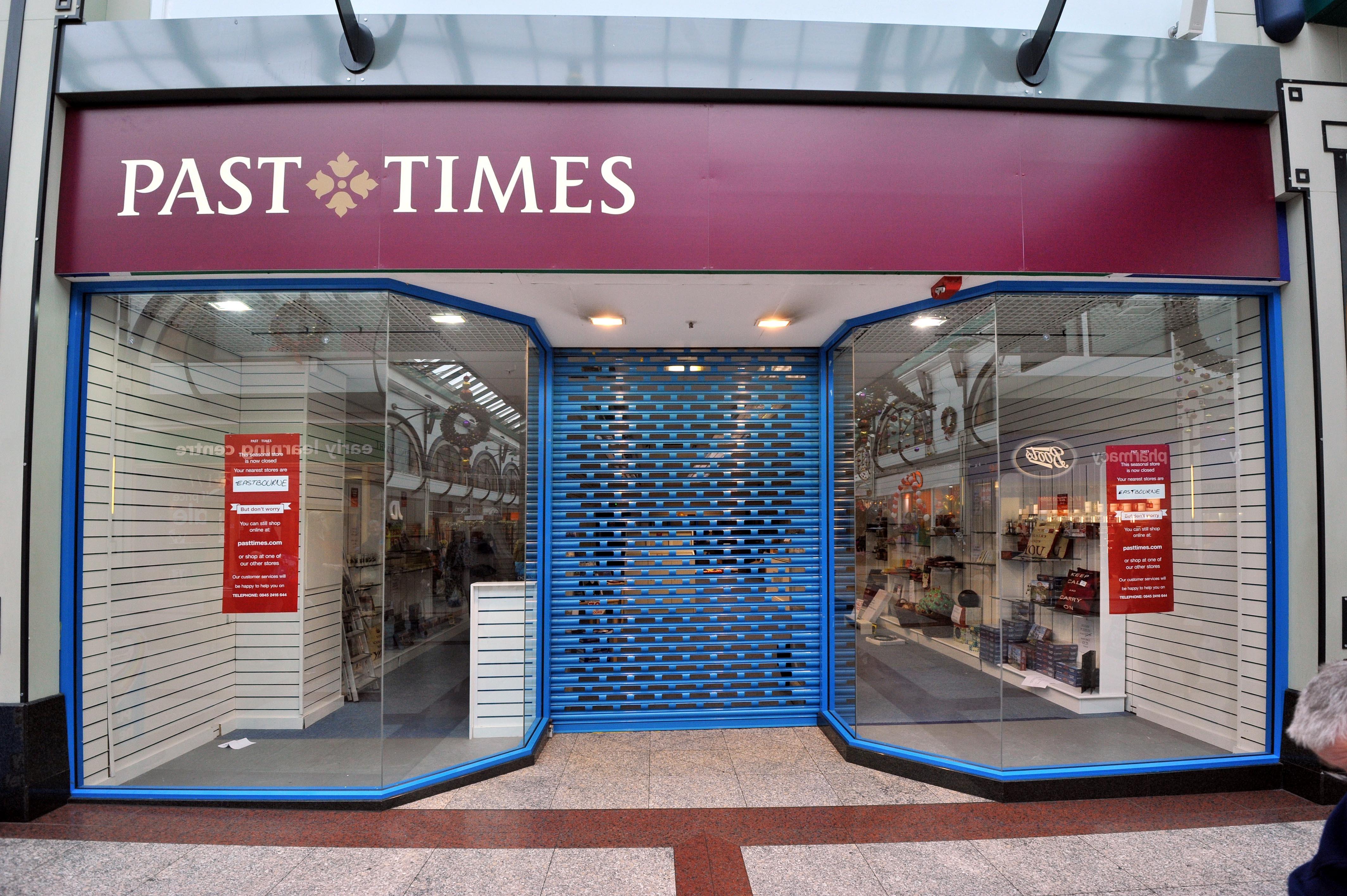 04/01/12- Priory Meadow shopping Centre, Hastings.  Past Times ENGSNL00120120501141748