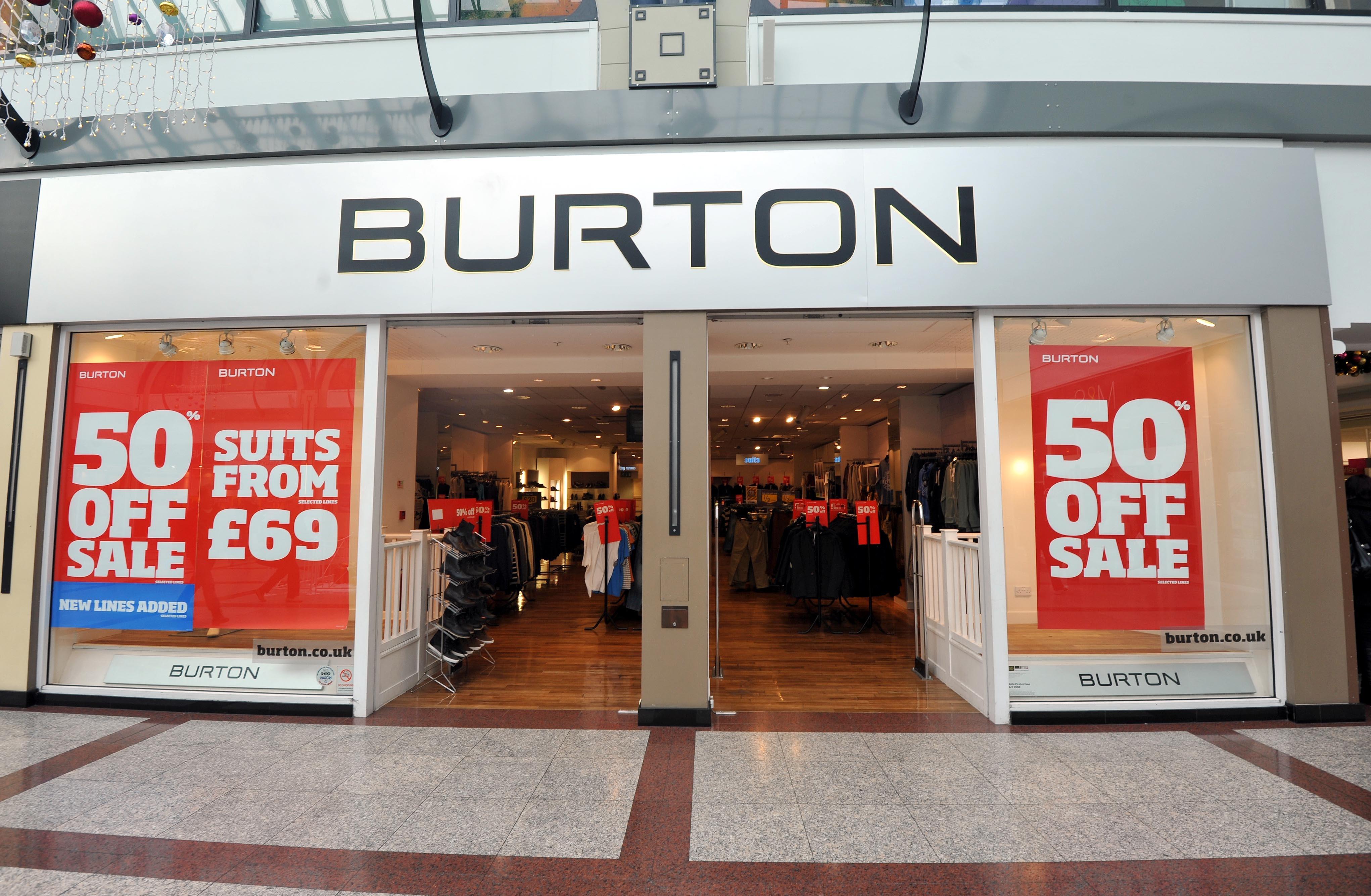 04/01/12- Priory Meadow shopping Centre, Hastings.  Burtons ENGSNL00120120401121701