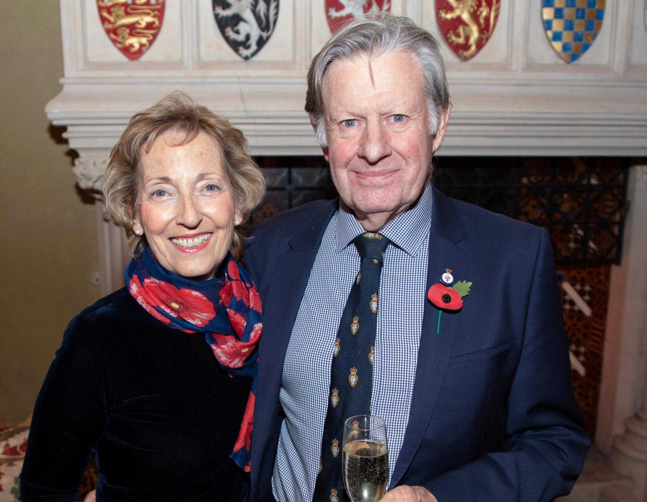 Vera Lynn’s daughter Virginia Lewis Jones and her husband Tom. Picture: Graham Franks Photography