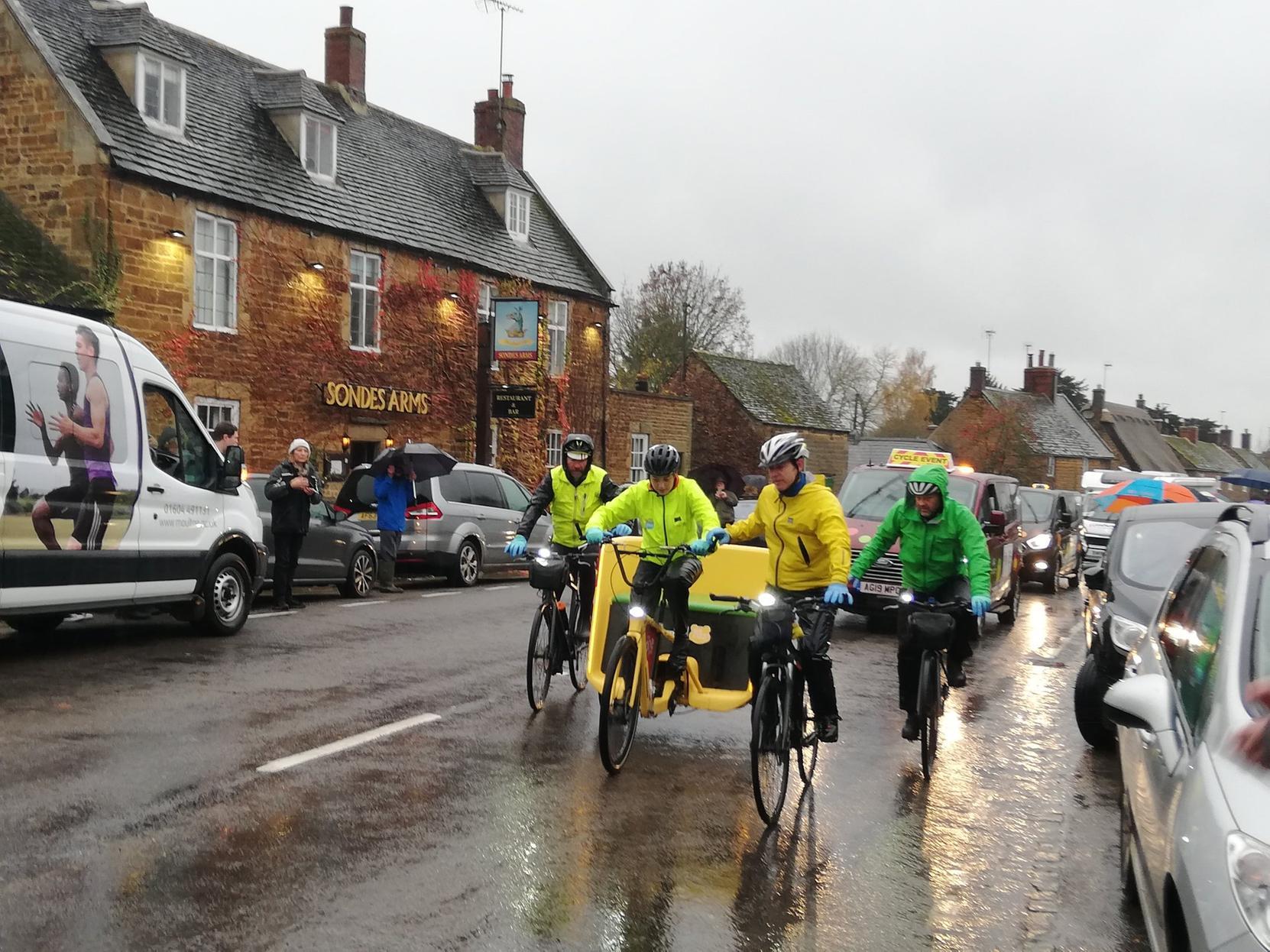 This photo was submitted by Mrs E on Twitter. One of the first places in Northants the Rickshaw team went through was Rockingham.