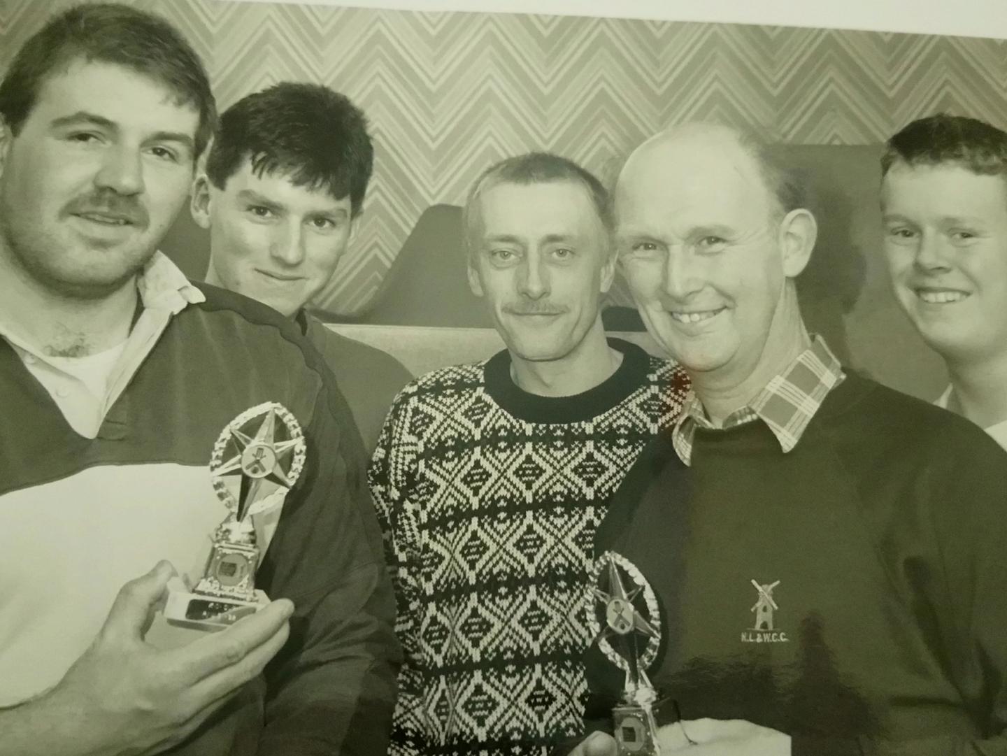 From 1992 and featuring Chris Andrews, Tony O'Reilly and a splendid jumper.
