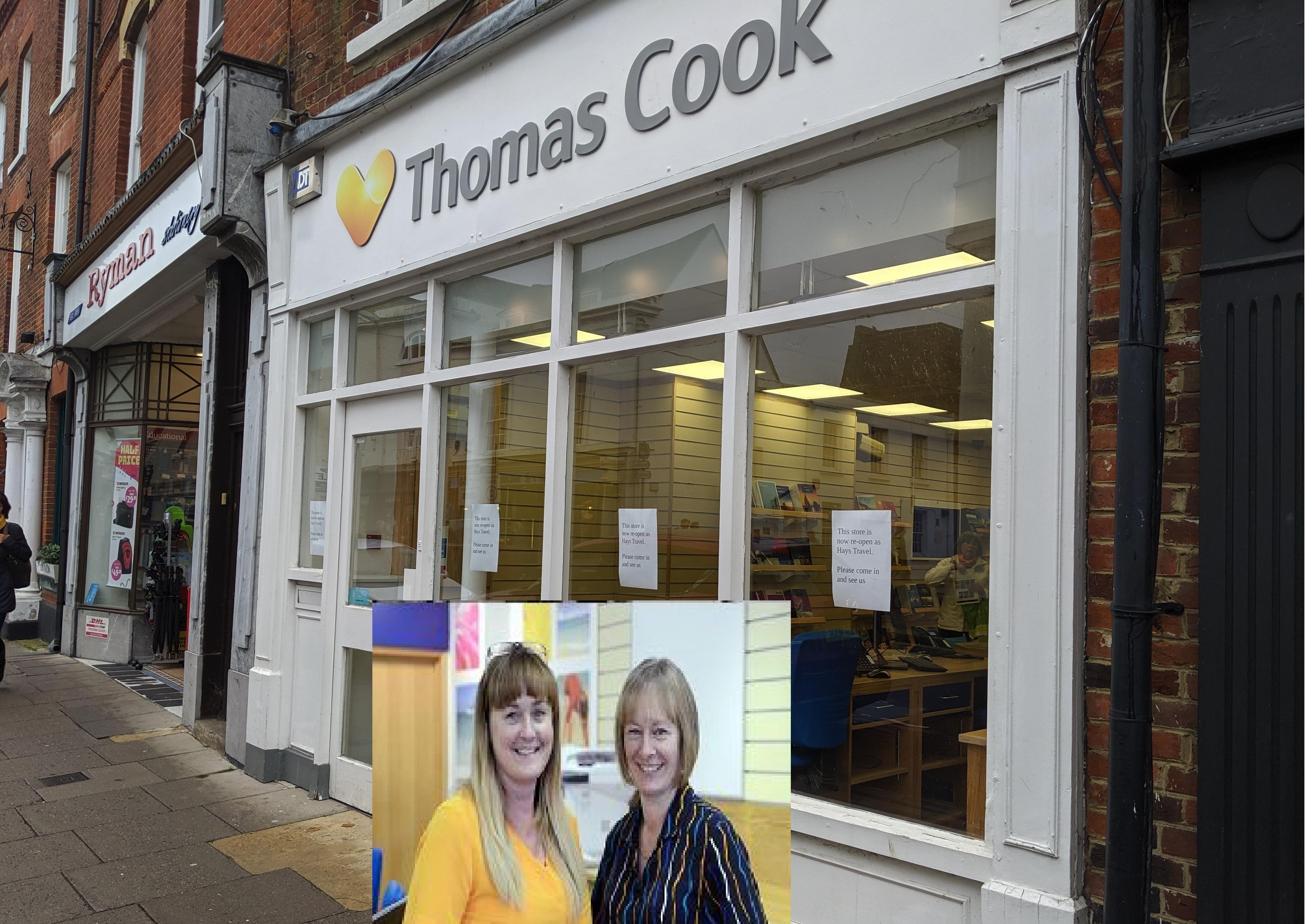 The former Thomas Cook branch in East Street, Chichester, was reopened to the public under new ownership and all staff members were ‘offered their positions back’, after Hays Travel bought 404 of the company’s collapsed network of shops. SUS-191115-153509001