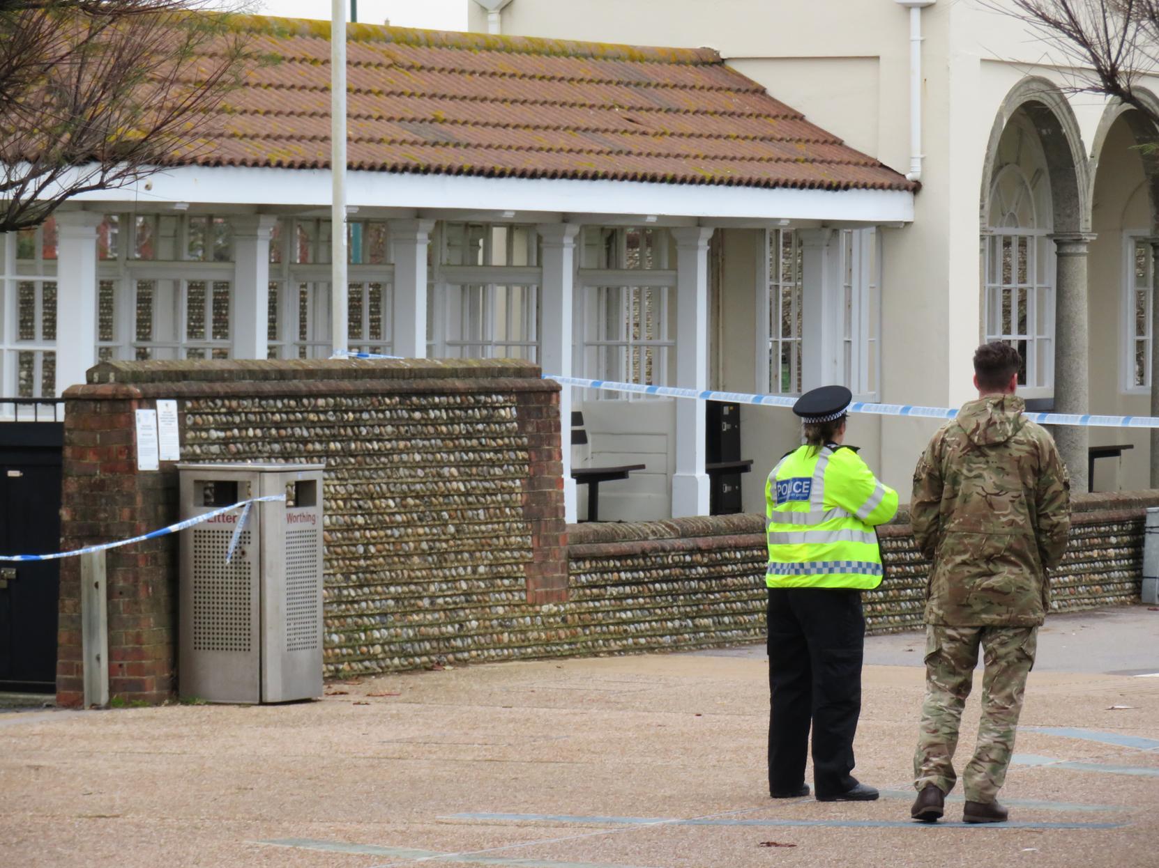Explosives Ordnance Disposal (EOD) team member and police officer pictured by Worthing resident Nikki Sheeran
