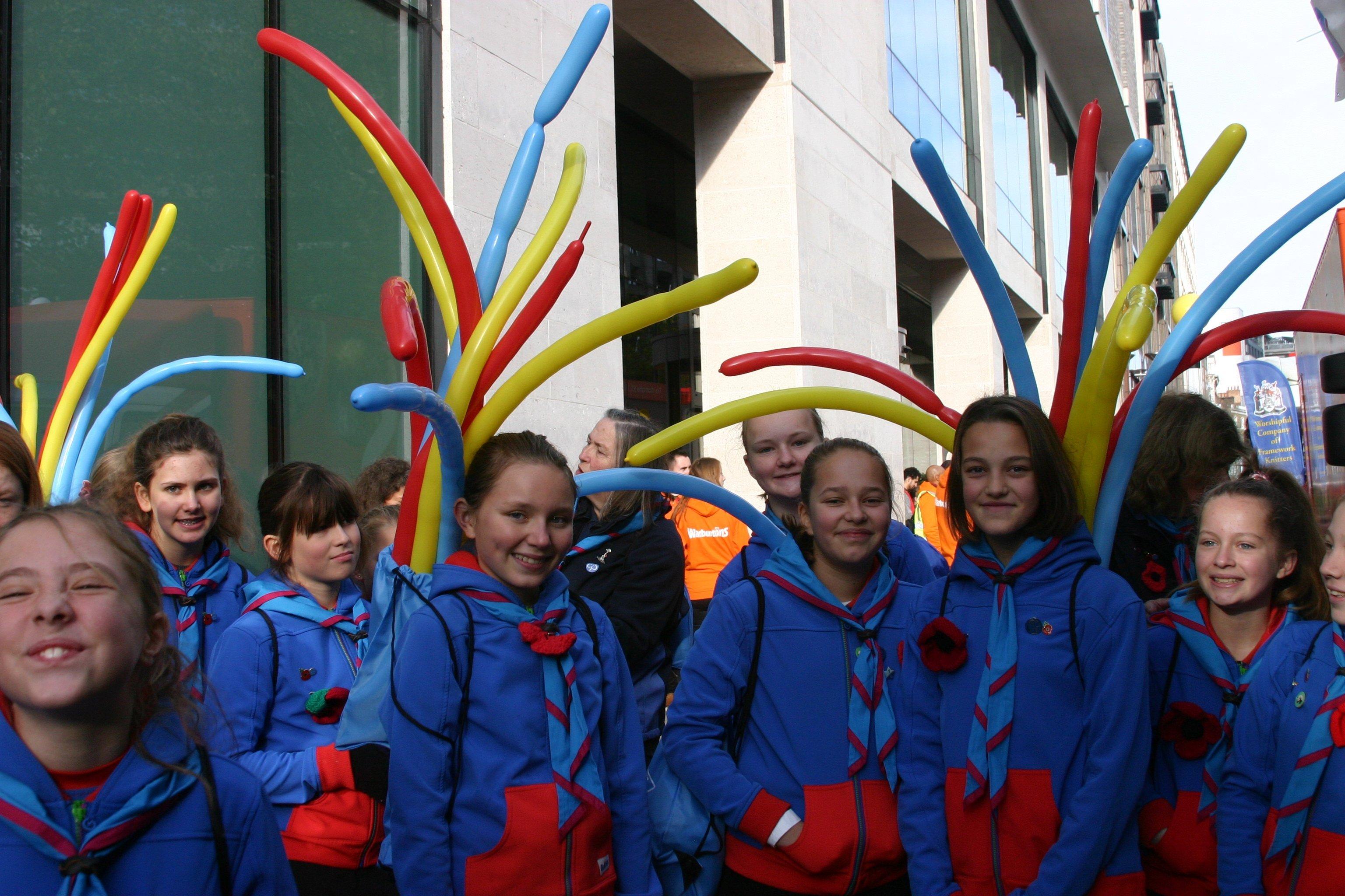 On Saturday 9th November 46 members of Girlguiding Sussex Central county took part in this year's Lord Mayor's Show in London. SUS-191118-125703001