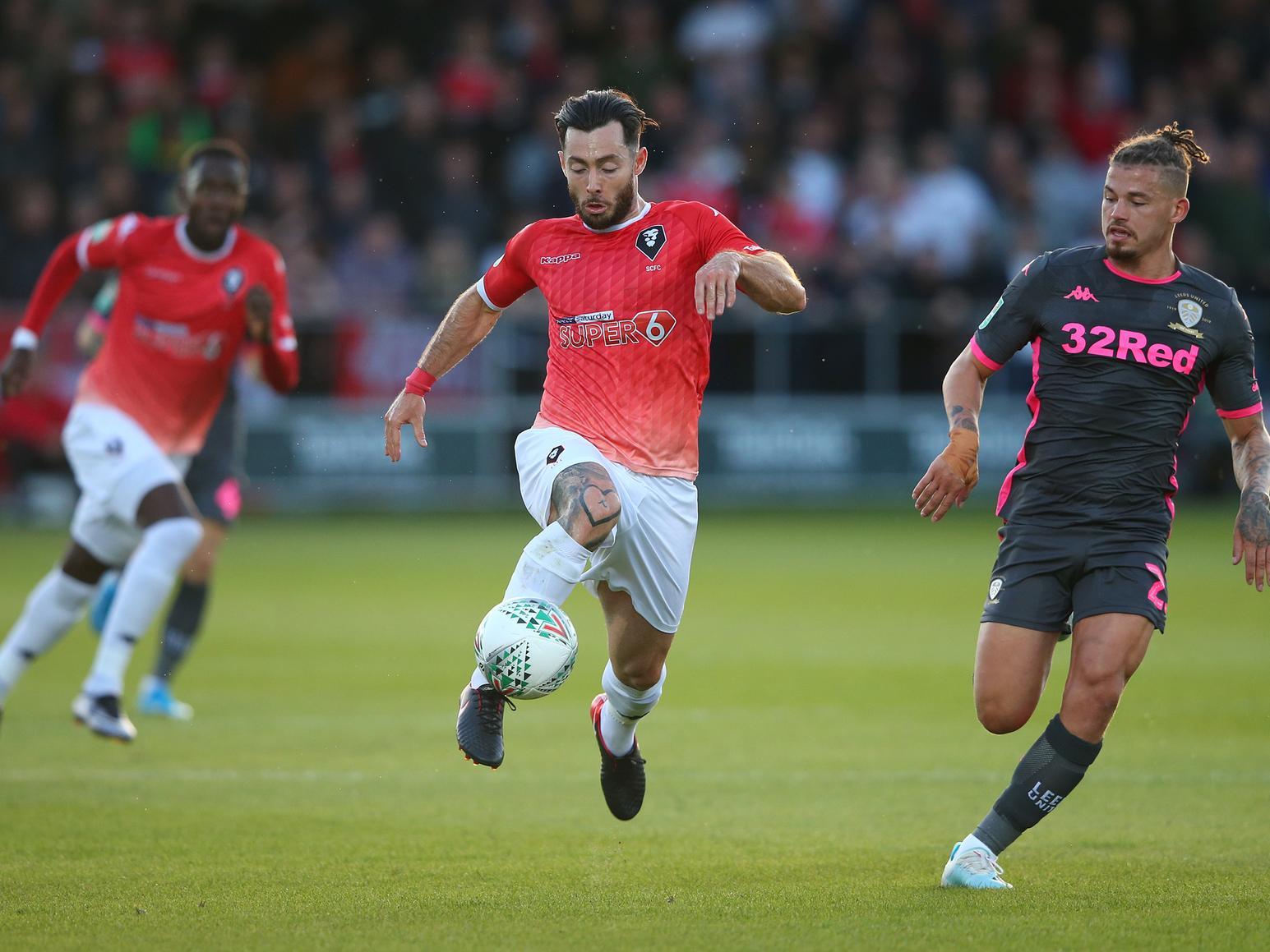 After two loan spells with Rotherham United, Salford snapped him up on a free over the summer. He scored a crucial goal to earn his side a replay against Burton in the FA Cup.