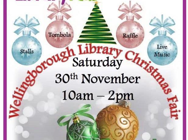 Wellingborough Library will be holding a Christmas Fair between 10am-2pm which will feature stalls, a raffle, performances from local primary schools and a Bake-Off competition! Santa will be in his grotto and a lucky winner will take home a family ticket to the Castle Theatre's panto, Aladdin.