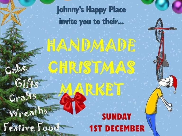 Johnny's Happy Place are hosting a Christmas Fair at the William Knibb Centre which will run between 12pm and 4pm. Father Christmas will be attending and there will be music, food, mulled wine and plenty of crafts and gifts.