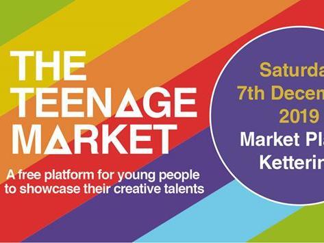 The Teenage Market in Kettering's Market Place will allow young people to set up stalls to showcase their creative talent. The event will be running from 8am to 5pm.