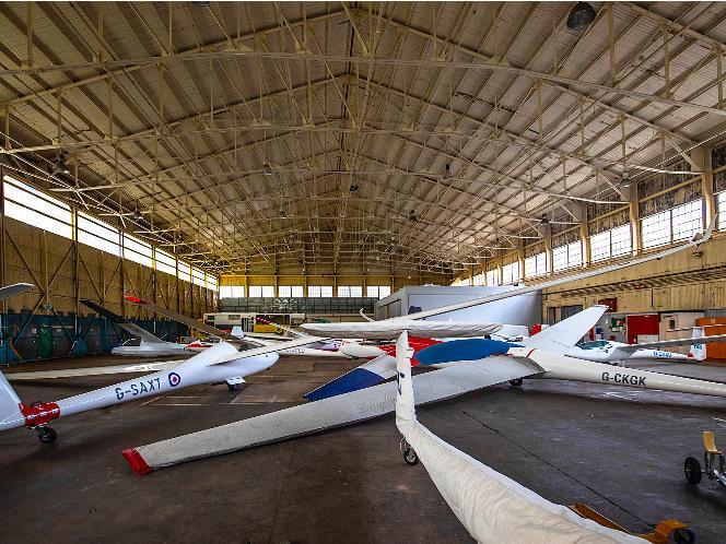Chilterns Gliding Club hangar
