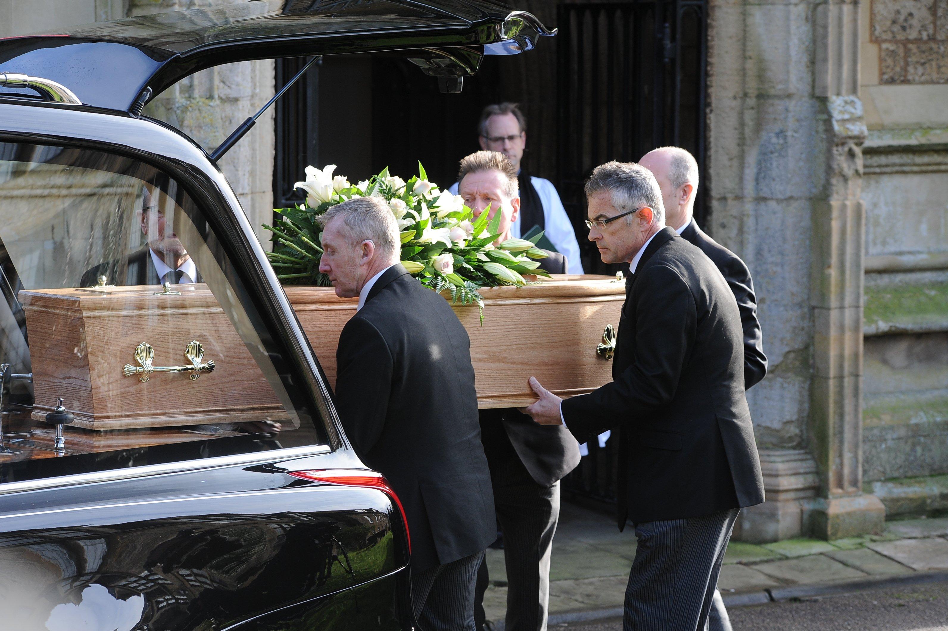 Brian Mawhinney funeral at St Peter's church, Oundle EMN-191122-134218009