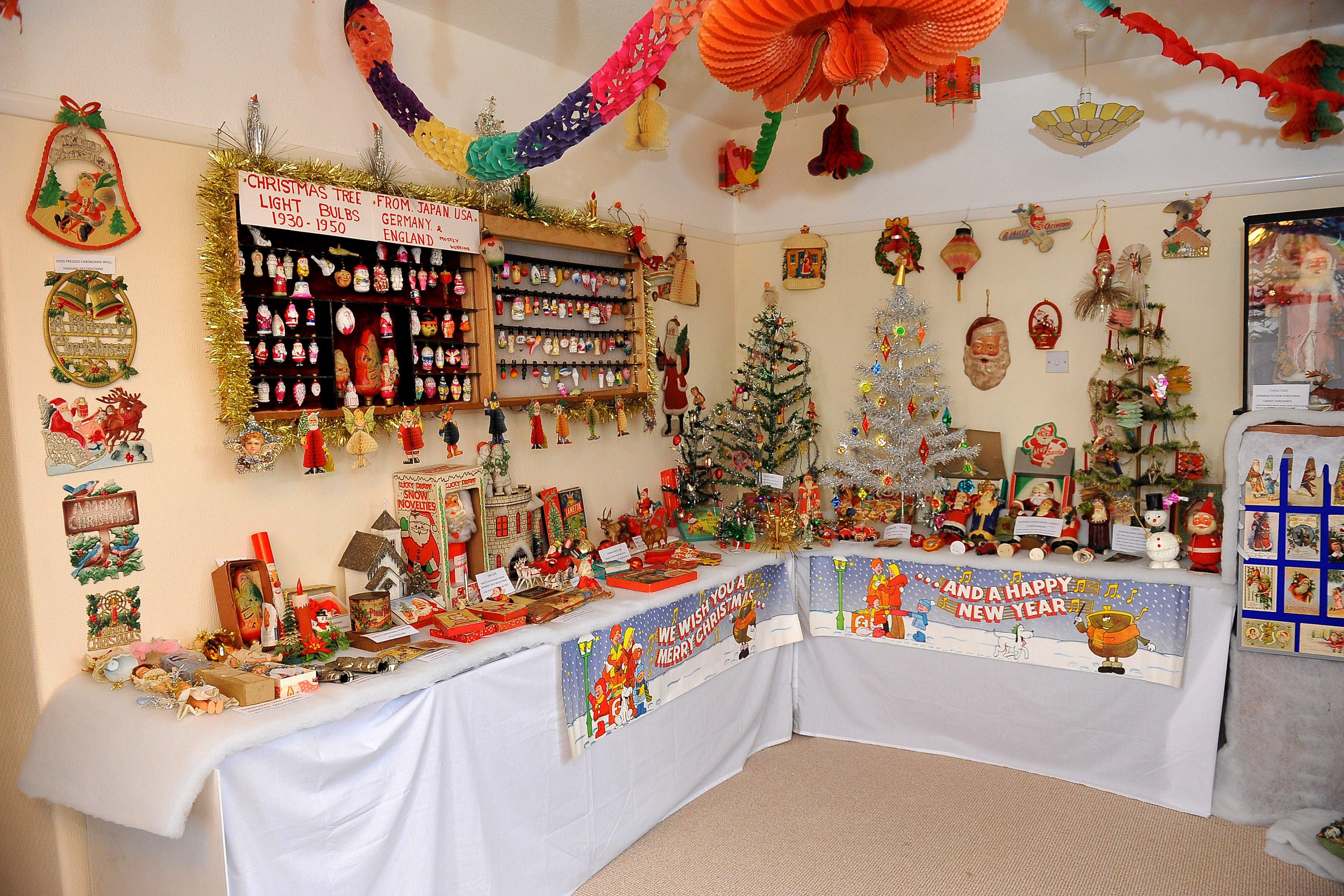 Wilf Brooks opens his Christmas museum. Pic Steve Robards SR22111901 SUS-191122-141349001