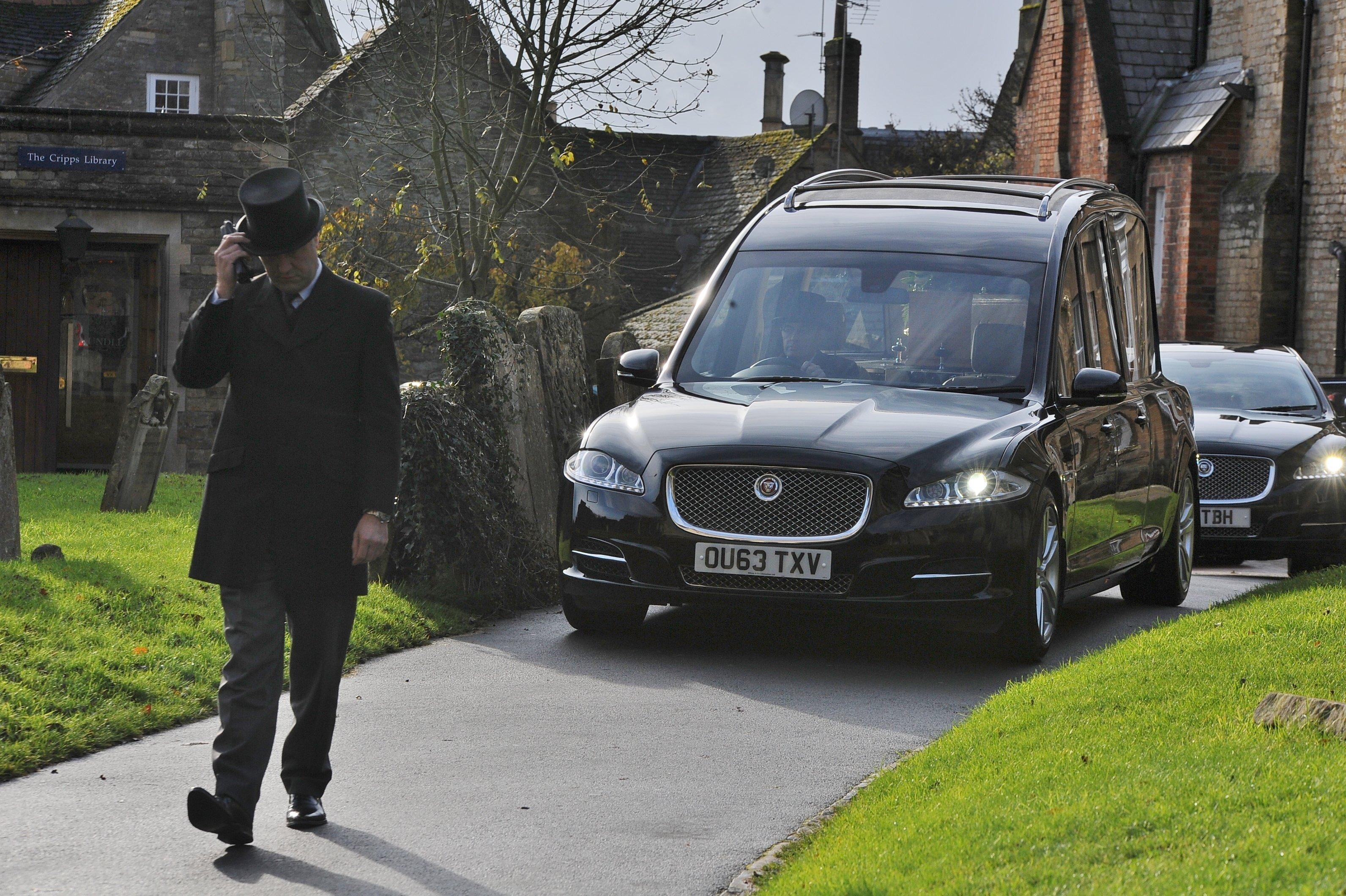 Brian Mawhinney funeral at St Peter's church, Oundle EMN-191122-133955009