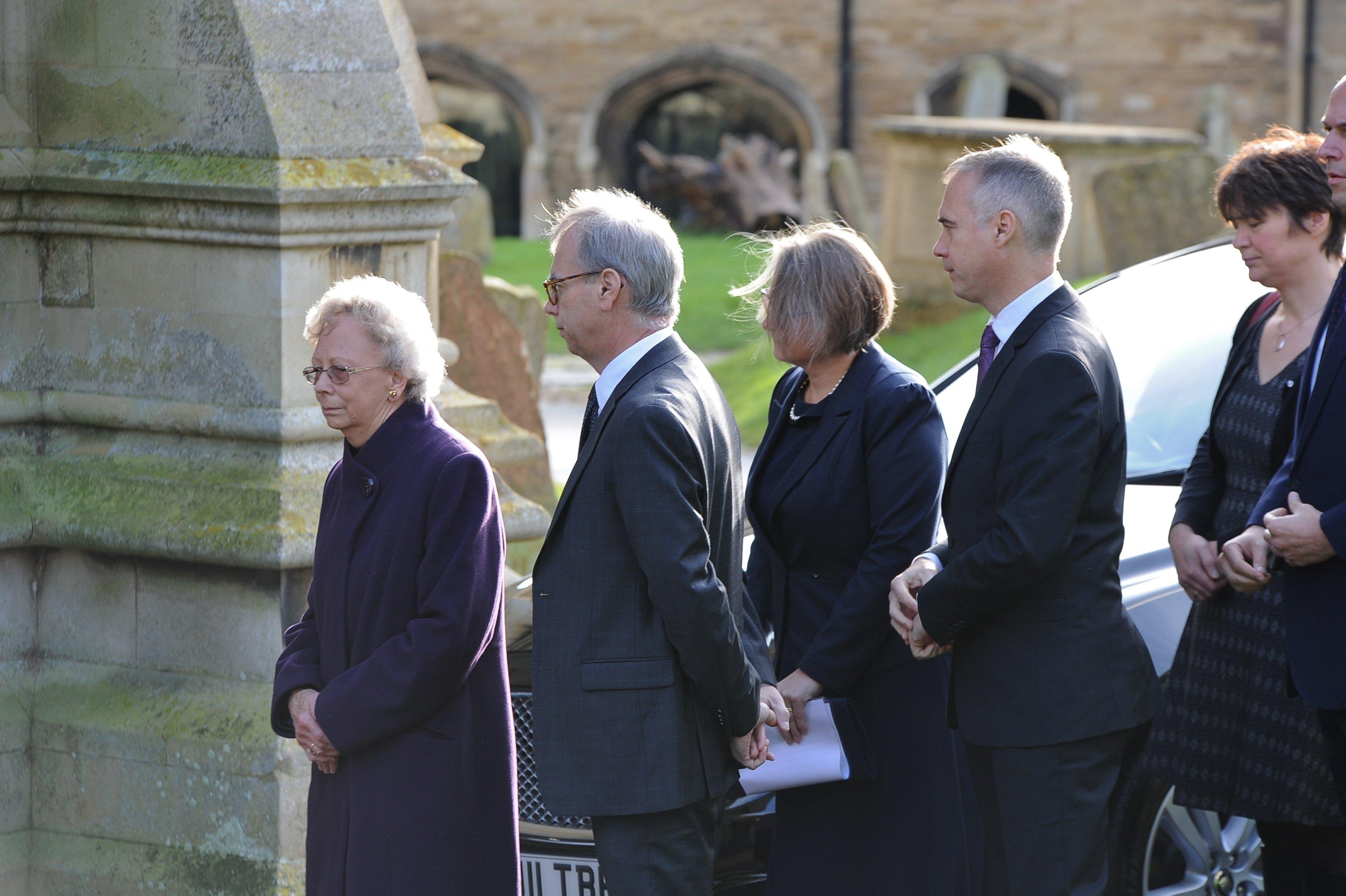 Brian Mawhinney funeral at St Peter's church, Oundle EMN-191122-134006009